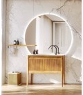 Mueble de baño de madera con espejo DS880TSCN02