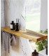Mueble de baño de madera con espejo DS880TSCN02