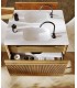 Mueble de baño de madera con espejo DS880TSCN02