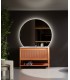 Mueble de baño de madera con espejo DS880TSCN04