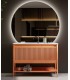 Mueble de baño de madera con espejo DS880TSCN04