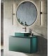 Mueble de baño de 2 cajones con espejo DS880LZ03