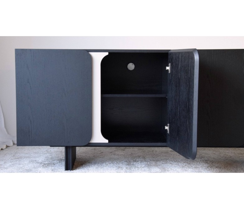 Aparador con 4 puertas de roble elegante DS37334H2320AN