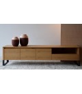 Mueble TV en rechapado de madera DS37334H256RN