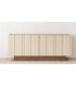 Mueble aparador color beige brillo DS37334AC25582WB