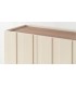 Mueble aparador color beige brillo DS37334AC25582WB