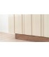 Mueble aparador color beige brillo DS37334AC25582WB