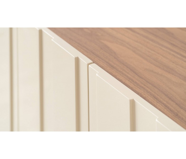 Mueble aparador color beige brillo DS37334AC25582WB