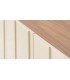 Mueble aparador color beige brillo DS37334AC25582WB