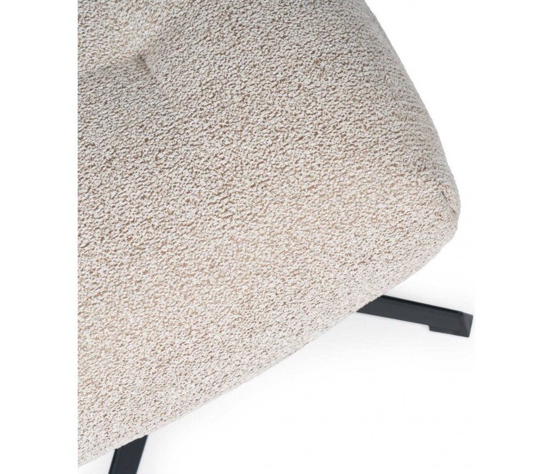 Butaca giratoria con reposapiés estilo elegante DS384LNN