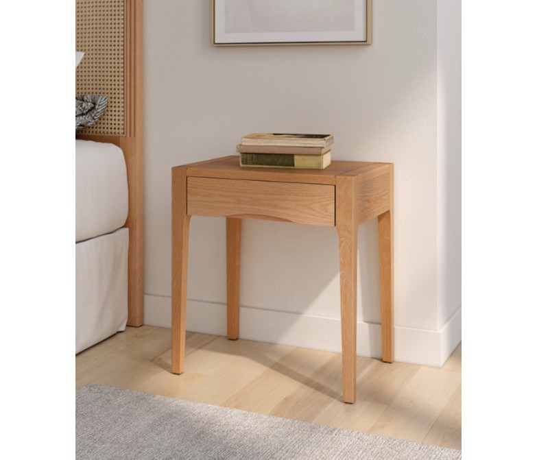 Mesita de noche madera cajón uñero DS474VD