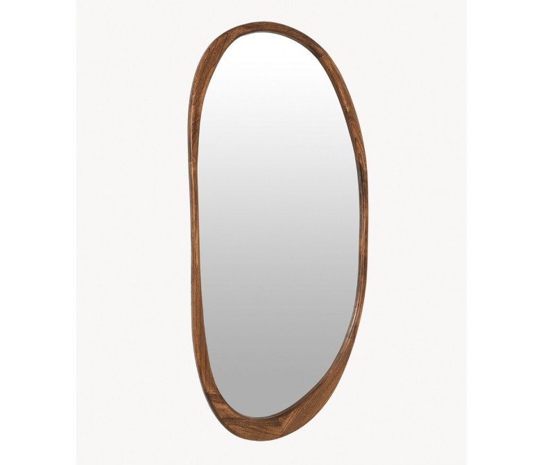 Espejo pared ovalado de madera natural 180x85cm DS344SPJ