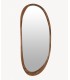 Espejo pared ovalado de madera natural 180x85cm DS344SPJ