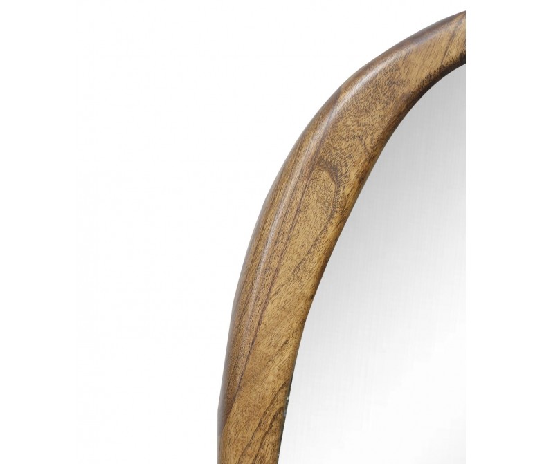 Espejo pared ovalado de madera natural 180x85cm DS344SPJ