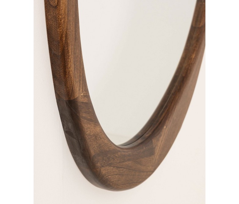Espejo pared ovalado de madera natural 180x85cm DS344SPJ