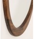 Espejo pared ovalado de madera natural 180x85cm DS344SPJ