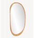 Espejo pared ovalado de madera natural 180x85cm DS344SPJ