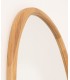 Espejo pared ovalado de madera natural 180x85cm DS344SPJ