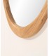 Espejo pared ovalado de madera natural 180x85cm DS344SPJ