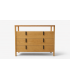 Cómoda de madera maciza 3 o 2 cajones DS380ST
