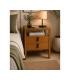 Conjunto dormitorio en madera maciza con armario, cómoda y mesitas DS380ST