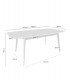 MESA COMEDOR EXTENSIBLE MADERA ROBLE Y BLANCO