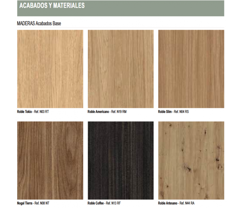 Aparador moderno en acabado madera con detalles DS648B033