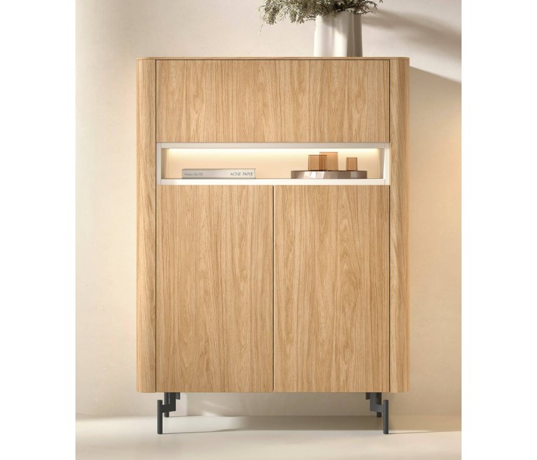 Aparador alto moderno  con hueco iluminado DS648B061