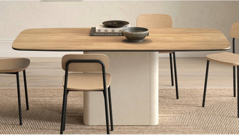 Mesa de comedor rectangular DS648B069