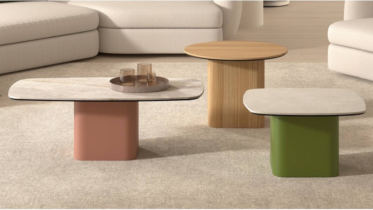 Set 3 mesas de centro modernas varios acabados DS648B095