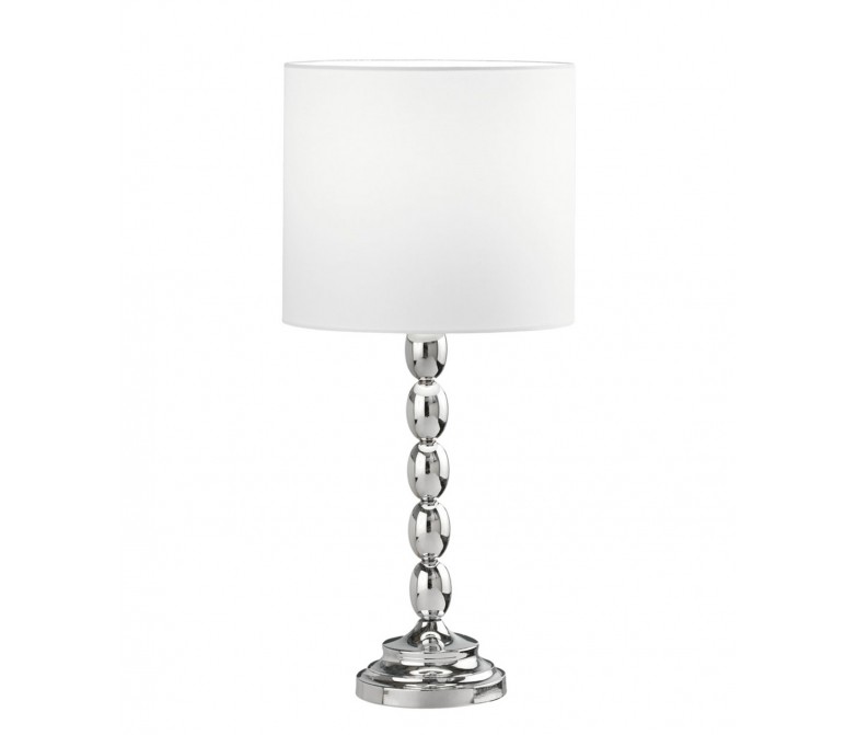 Lámpara de mesa con pie esferas de metal