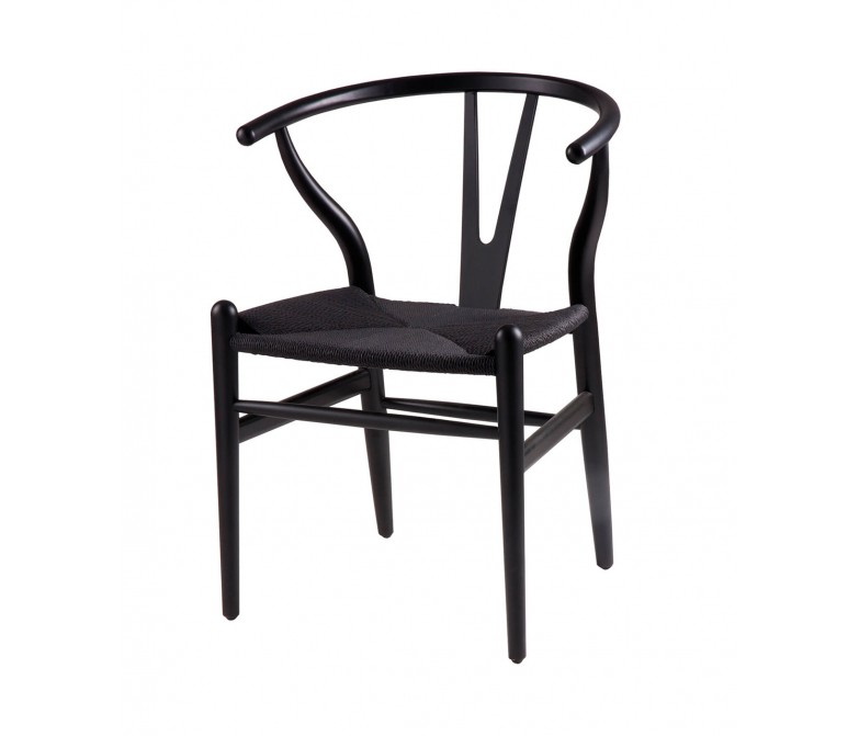 Silla de madera de diseño escandinavo