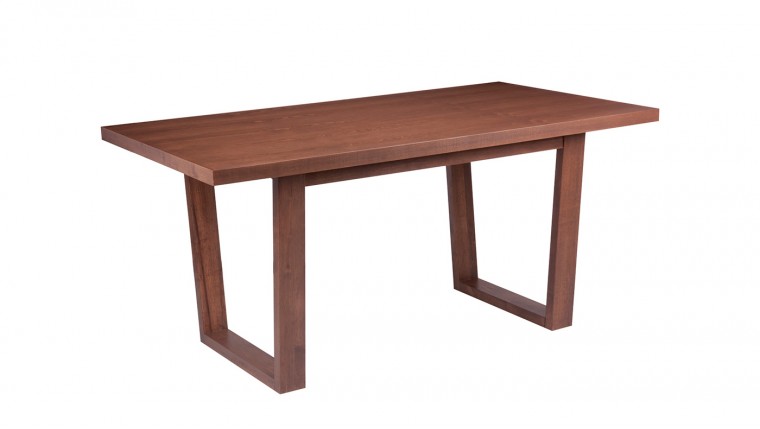 Mesa fija rectangular de madera