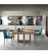 Silla tapizada apilable de líneas rectas y elegantes DS832AZL