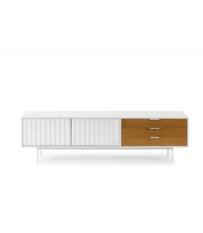 Mueble auxiliar de líneas rectas con dos puertas DS104SRR - Dstilo