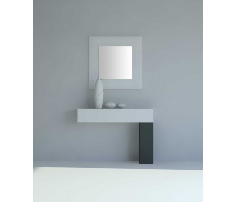 Mueble recibidor de formas geométricas y diseño contemporáneo DS174441/461