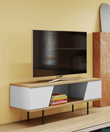 Mesa de TV de líneas modernas y sencillas DS176DX
