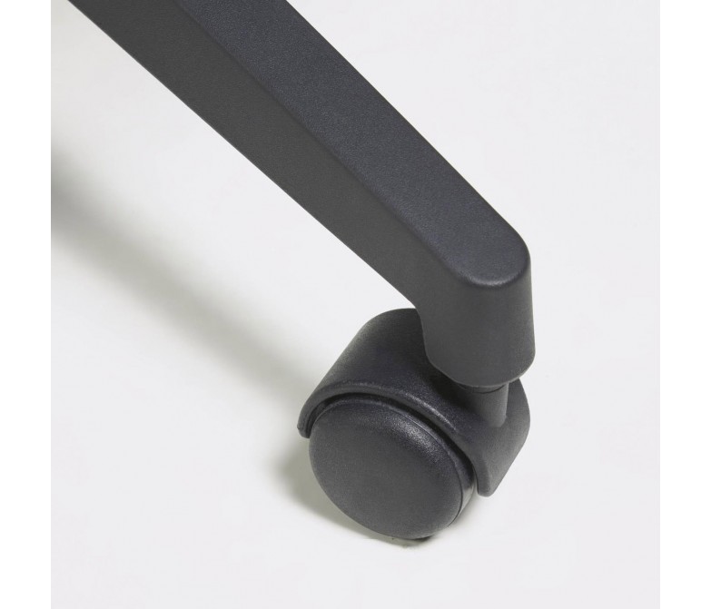 Silla de escritorio en color negro con ruedas y ajustable en altura DS340NS