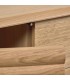 Aparador de madera maciza y chapa de roble 155x86 cm DS340LNN