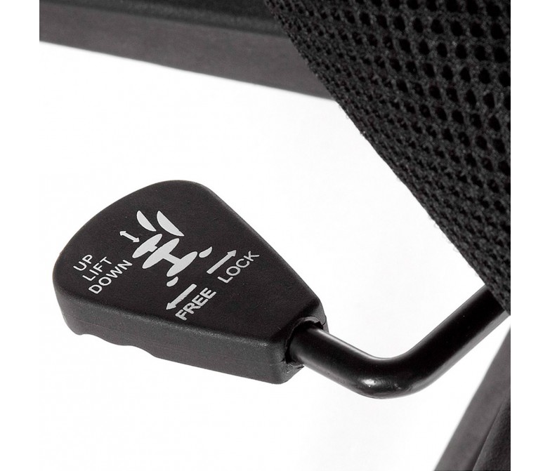 Silla de escritorio en color negro o gris, ajustable en altura DS340BR