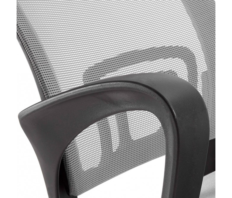 Silla de escritorio en color negro o gris, ajustable en altura DS340BR