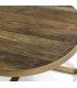 Mesa de centro redonda de madera de olmo DS6356133RE